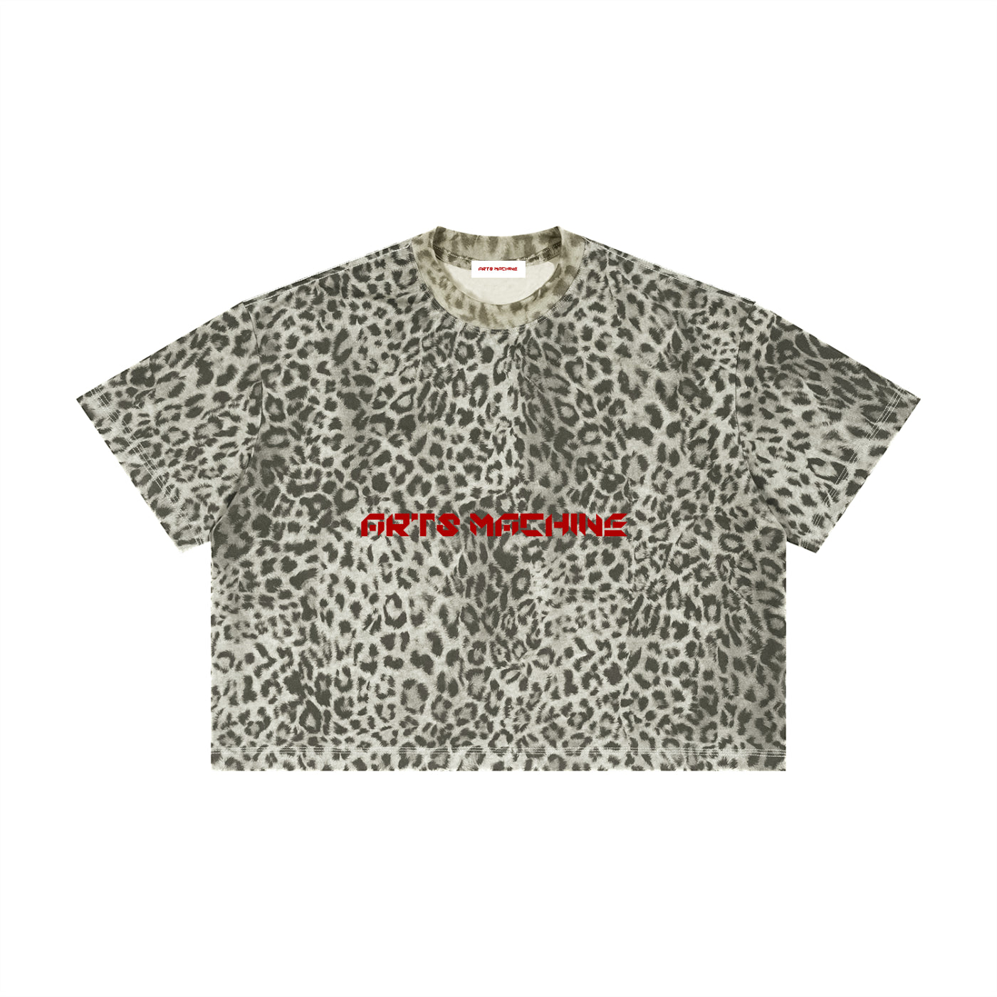 Unisex Leopard Print Boxy T-Shirt
