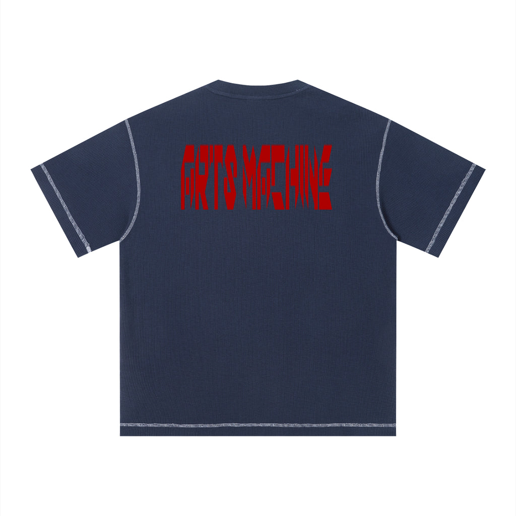 Unisex Sunfade Waffle Boxy T-Shirt