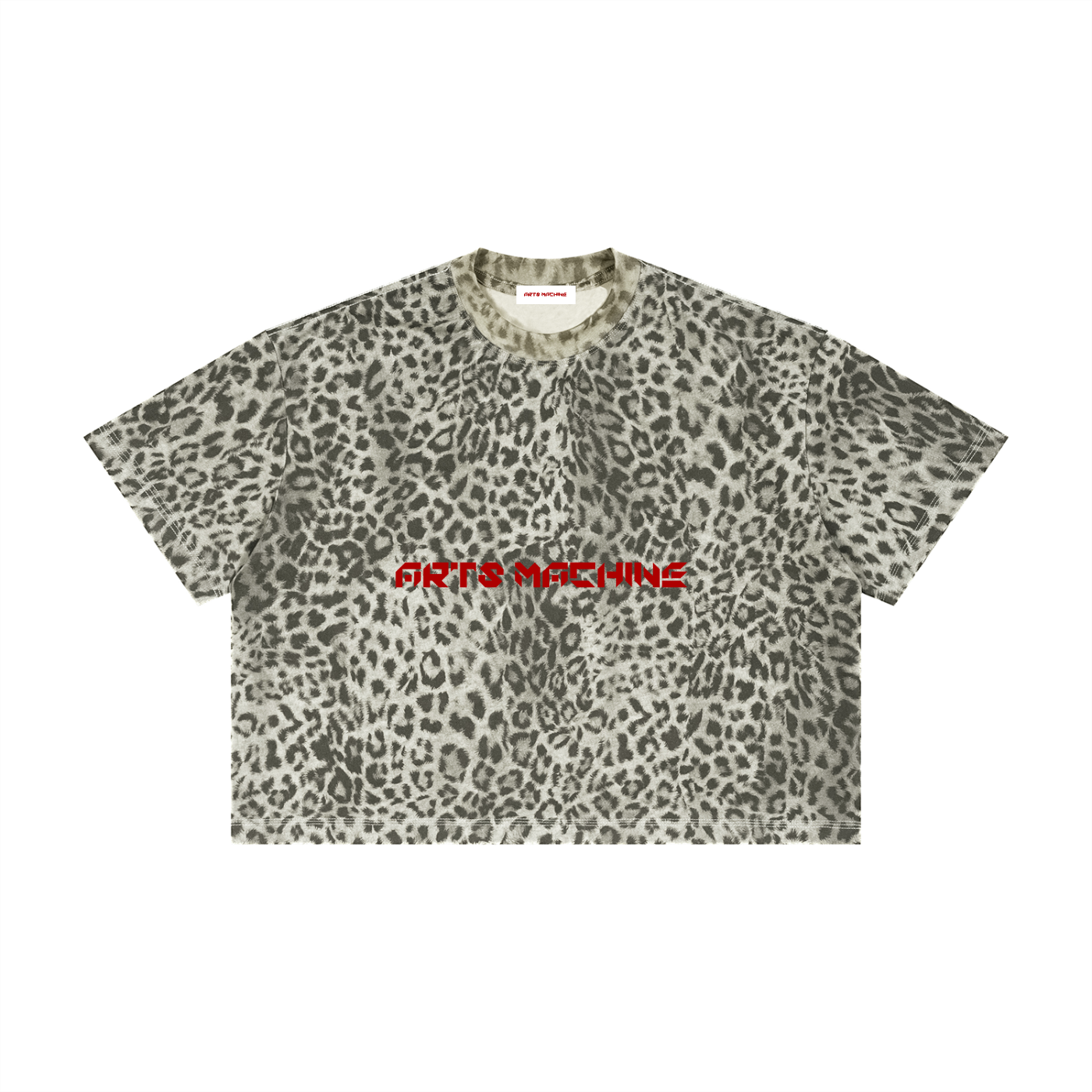 Unisex Leopard Print Boxy T-Shirt