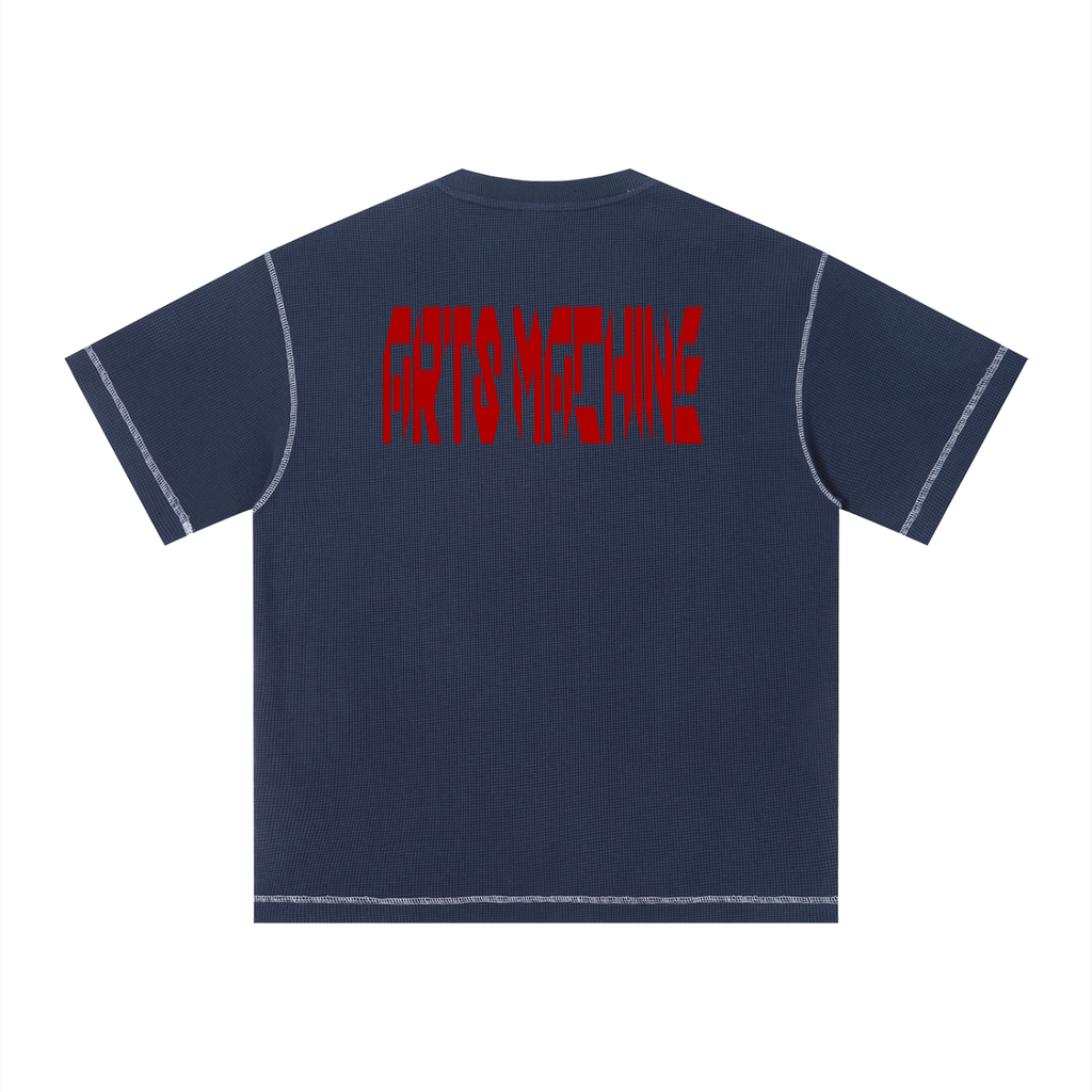Unisex Sunfade Waffle Boxy T-Shirt